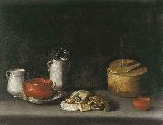 Still Life with Porcelain and Sweets Juan van der Hamen y Leon